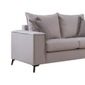 Canapea Verona 2 locuri crem - perne Latte, 173x93x100 cm, imagine suplimentara