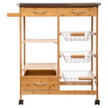 Caruicior cu 7 niveluri Esla bambus, alb Natural, 74x37x86 cm, imagine suplimentara