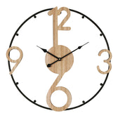 Ceas de perete Broda metal neagra 50x50 cm