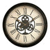 Ceas de perete Candal antica neagra D 46 x 5 cm
