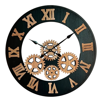 Ceas de perete Graniz metal neagra 60x60 cm