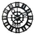 Ceas de perete Idanst metal neagra 47x47 cm