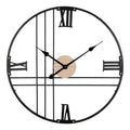 Ceas de perete Latine metal neagra 60x60 cm