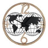 Ceas de perete Woglo metal neagra 60x60 cm