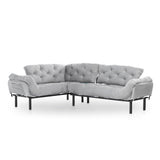 Coltar Extensibil Mocca, Interschimbabil, 100x147x60 cm - Gri
