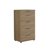 Comoda Adore Trendline cu 5 sertare, Stejar, 60x108x44 cm