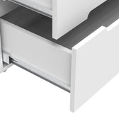 Comoda Afina mdf, alb lucioasa, 90x44x101 cm, foto produs