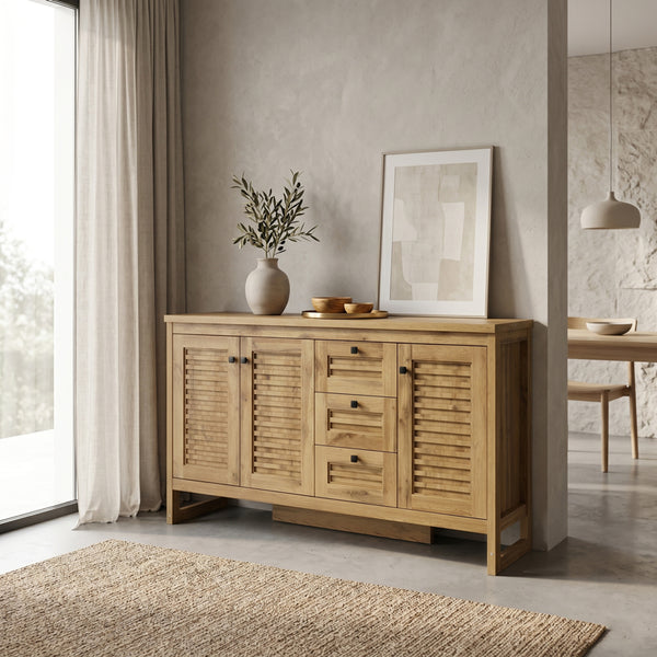 Comoda Beles, Sonoma, 160x40x94 cm