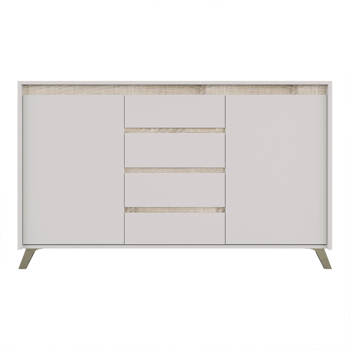 Comoda Belka, Crem, 155x45x94 cm