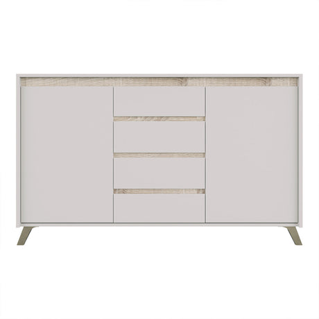 Comoda Belka, Crem, 155x45x94 cm