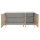 Consola Bufet Billie, Pal melaminat, 149x40x77 cm - Sonoma-Gri deschis