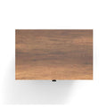 Comoda Birou - Rollbox cu 2 sertare si Raft, Gri -  Nuc, 80 x 85 x 52 cm