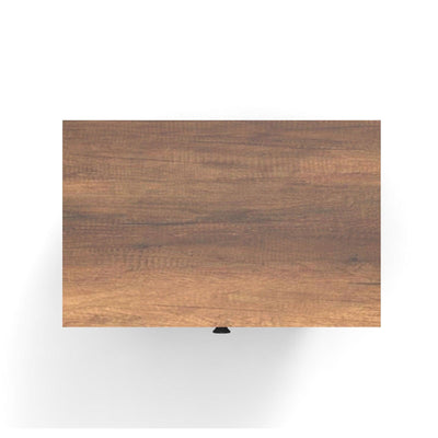 Comoda Birou - Rollbox cu 2 sertare si Raft, Gri -  Nuc, 80 x 85 x 52 cm