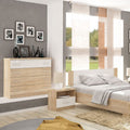 Comoda cu 4 sertare Geneva, Alb, 103x40x92 cm, imagine suplimentara
