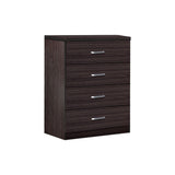 Comoda cu 4 sertare Killian, Sonoma - Wenge, 80x40x80 cm - Wenge