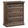 Comoda cu 4 sertare Mozart nuc 80x40x96cm