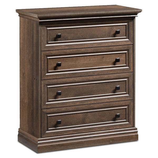 Comoda cu 4 sertare Mozart, nuc, 80x40x96 cm