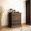 Comoda cu 4 sertare Mozart, nuc, 80x40x96 cm, imagine suplimentara