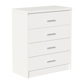 Comoda cu 4 sertare Olympus Alba 80x40x95 cm