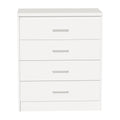 Comoda cu 4 sertare Olympus, Alba, 80x40x95 cm, detaliu produs