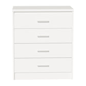 Comoda cu 4 sertare Olympus, Alba, 80x40x95 cm, detaliu produs