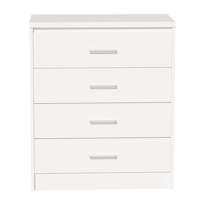 Comoda cu 4 sertare Olympus, Alba, 80x40x95 cm, detaliu produs