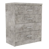 Comoda cu 4 sertare Olympus, antracit antic 80x40x95 cm