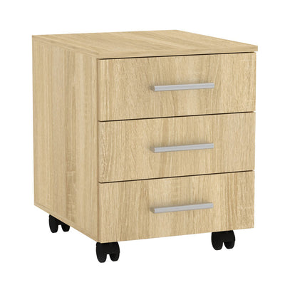 Corp Mobil Comoda cu sertare pe roti Luke Sonoma 40x48x54 cm