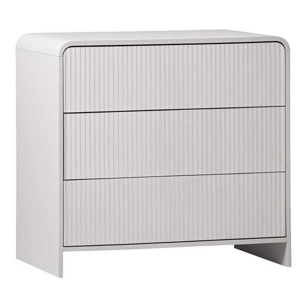 Comoda cu sertare Zeplen, Alb, 80x40x75 cm