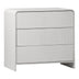 Comoda cu sertare Zeplen, Alb, 80x40x75 cm