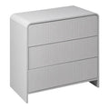 Comoda cu sertare Zeplen, Alb, 80x40x75 cm, detaliu produs