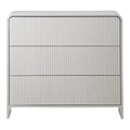 Comoda cu sertare Zeplen, Alb, 80x40x75 cm, perspectiva suplimentara