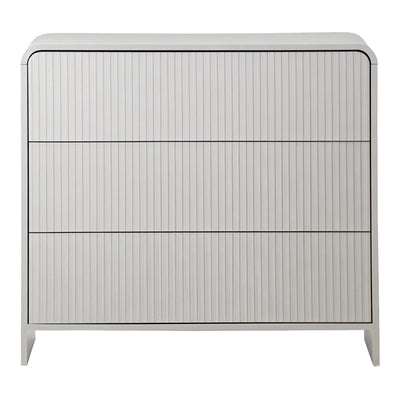Comoda cu sertare Zeplen, Alb, 80x40x75 cm, perspectiva suplimentara