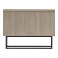 Comoda Dabia, Metal, Sonoma, 100x40x74 cm, imagine produs 4