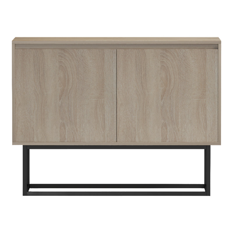 Comoda Dabia, Metal, Sonoma, 100x40x74 cm