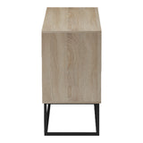 Comoda Dabia, Metal, Sonoma, 100x40x74 cm