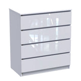 Comoda Dicama mdf, Alb, 86x47x98 cm