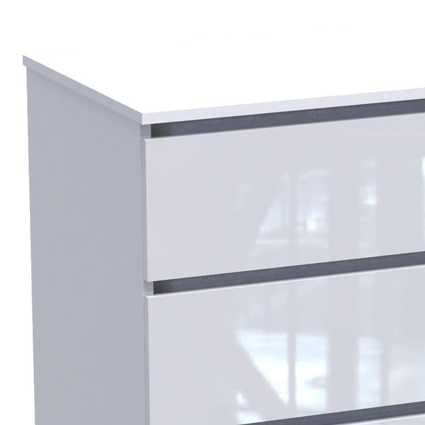 Comoda Dicama mdf, Alb, 86x47x98 cm