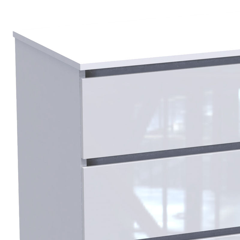 Comoda Dicama mdf, Alb, 86x47x98 cm, imagine suplimentara