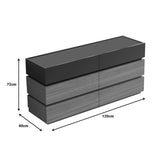 Comoda din Sonlen, de nuc-bej, 120x40x72 cm - Sonoma
