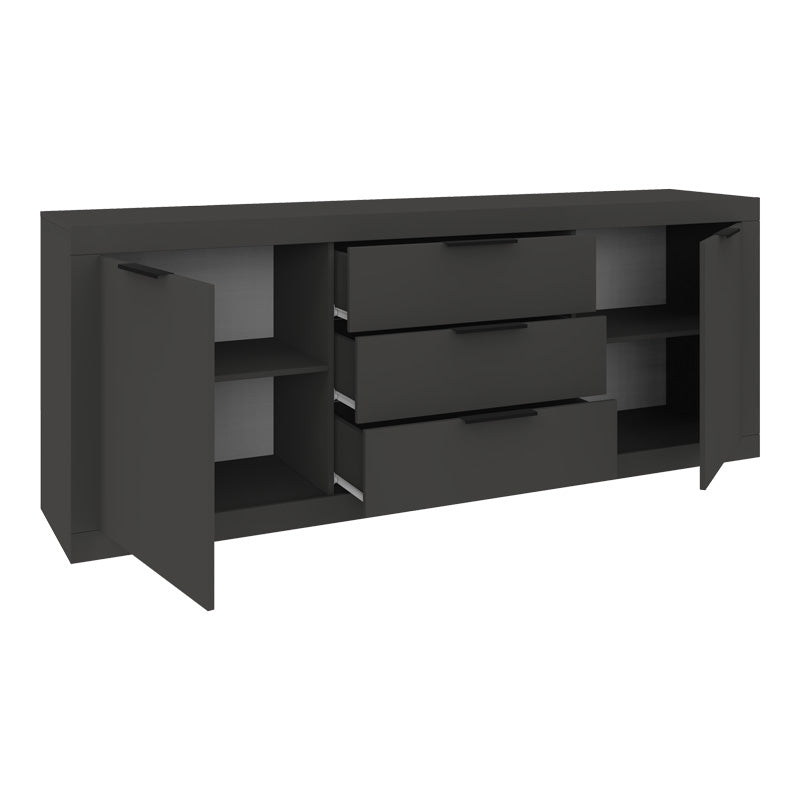 Bufet cu funcție de depozitare Doha, Wenge, 210x45x80 cm - Antracit