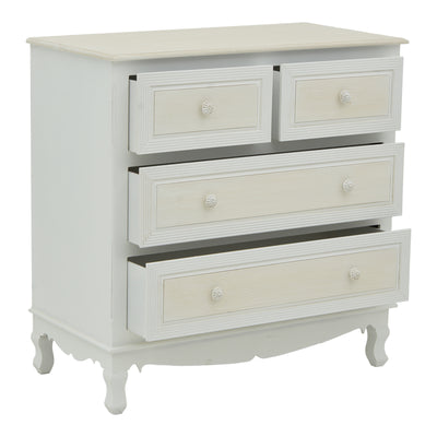 Comoda Joliene, Alb, 80x40x80 cm, detaliu produs