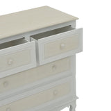 Comoda Joliene, Alb, 80x40x80 cm