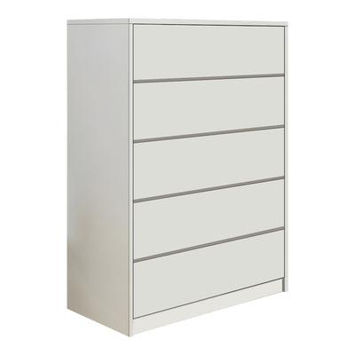 Comoda Kuanger, Alb 80x40x109 cm