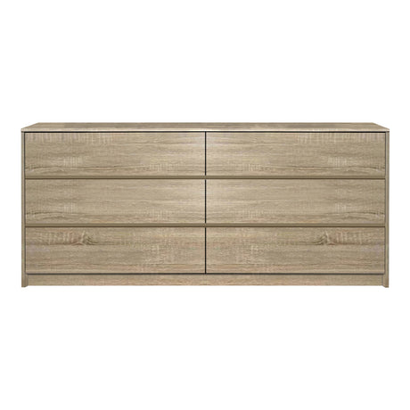 Comoda Kuanger cu sertare, Natural, 120x40x70 cm