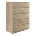 Comoda Kuanger, Natural 80x40x109 cm