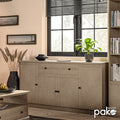 Comoda Libby, natural, 160x40x83 cm, imagine suplimentara
