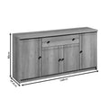 Comoda Libby, natural, 160x40x83 cm, perspectiva suplimentara