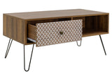 Comoda masuta de cafea Boho a, nuc, 100x50x46 cm