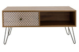 Comoda masuta de cafea Boho a, nuc, 100x50x46 cm